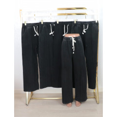 Жіночі бавовняні демісезонні штани вільного крою L-4XL Kenalin