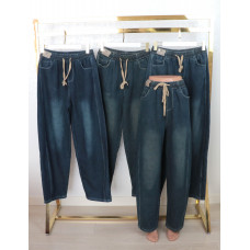 Джинси баггі жіночі на щільному флісі , з кишенями , р.M-2XL Kenalin