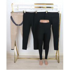 Трендові лосини в рубчик на щільному флісі , широкий пояс, хороша утяжка з мембраною р. XXS-3XL Kenalin