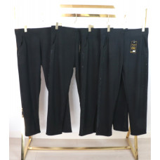 Жіночі теплі штани, на хутрі, з темними стразами побоках 10ХL-12XL Золото