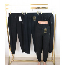 Жіночі теплі штани мікровельвет , на хутрі 5ХL-7XL Золото