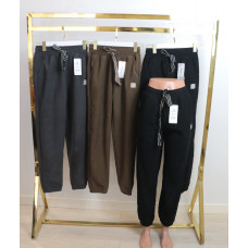 Жіночі штани джогери , на хутрі мікровельвет р. 2-6XL Kenalin