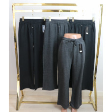 Штани жіночі на хутрі вільного крою, чудова якість стрази по всій довжині р. 4XL -8XL Kenalin