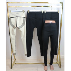 Трендові жіночі лосини, з коригуючими властивостями з корсетом на щільному флісі (розмір 2XL-4XL ) Ластівка