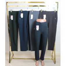 Брюки жіночі на флісі , клітинка Батал L - 6XL Dasire ( Польща)