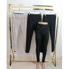 Трендові лосини в рубчик на щільному флісі , широкий пояс, хороша утяжка р. XXS-M Kenalin