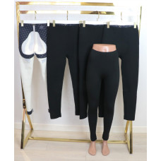 Трендові лосини на щільному флісі , широкий пояс, хороша утяжка з мембраною р. XXS-3XL Kenali