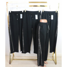 Штани жіночі вільного крою зі стразами р. "3 -7XL Kenalin