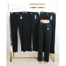 Штани жіночі вільного крою, в рубчик чудова якість р. XL -5XL Kenalin
