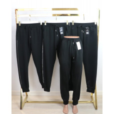 Жіночі демісезонні штани з лампасом зі страз 4ХL-8XL Kenalin