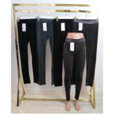 Лосини жіночі велюрові з люрексною ниткою р. S- 3XL Kenalin