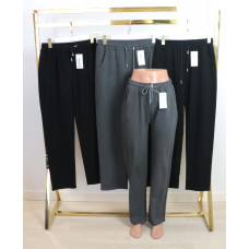 Жіночі демісезонні штани спортивні прямі трикотаж ХL-5XL Kenalin