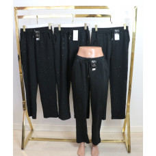 Жіночі штани ,прикрашенні напиленням блискіток , на шнурівці р.2ХL-6XL Kenalin