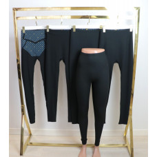 Трендові лосини в рубчик, широкий пояс, хороша утяжка з мембраною р. XXS-3XL Kenalin