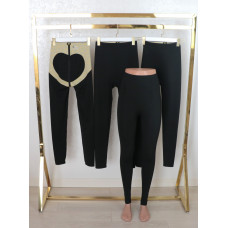 Трендові лосини , широкий пояс, хороша утяжка з мембраною гладенькі р. XXS-3XL Kenalin