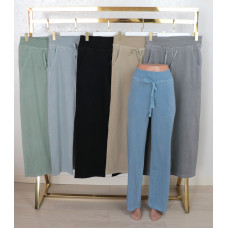 Трендові жіночі кольорові джинси р.3-6XL талія на резинці та шнурівці Ластівка