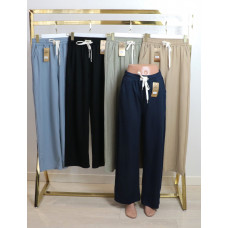 Штани жіночі літні пояс із зав'язками, низ прямий р.3-7XL Kenalin