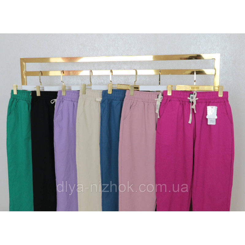 Купити Жіночі кольорові  штани , на шнурівці    р.ХL-6XL  Dasire оптом