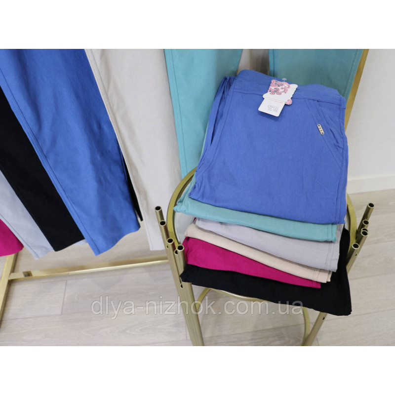 Купити Жіночі кольорові  штани , стрейч - котон    р.2ХL-6XL Dasire оптом
