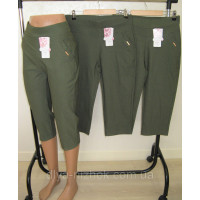 Жіночі літні легінси-капри колір Хакі Батал Dasire ( Польща)