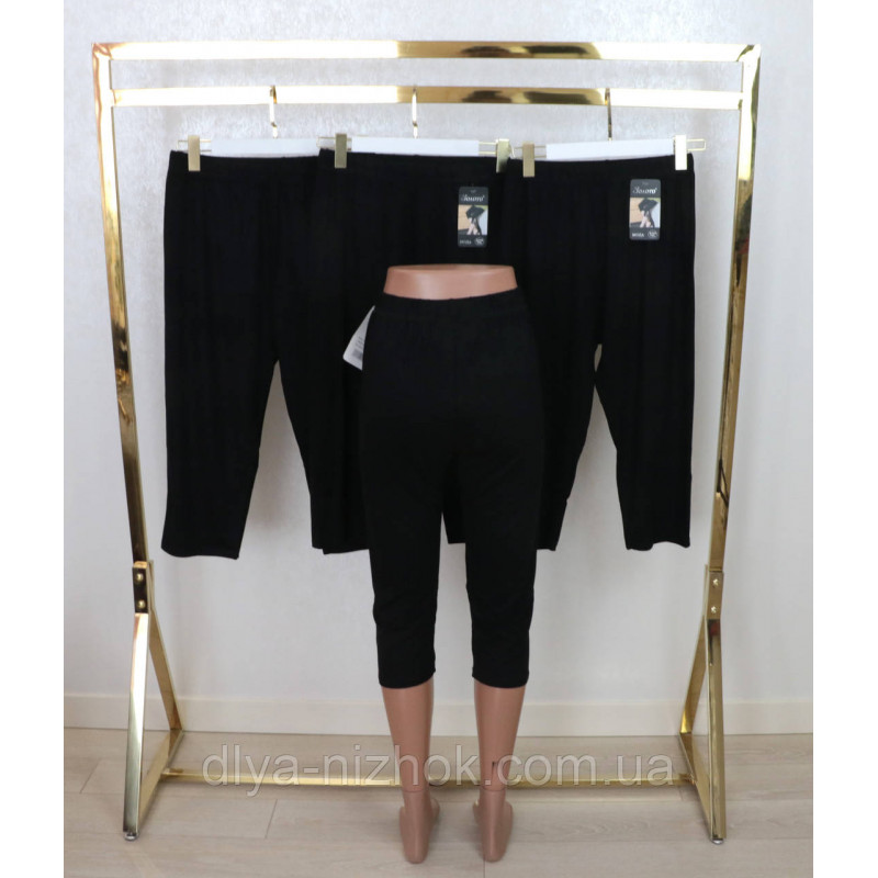 Купити Бриджі жіночі трикотажні  , р. 6XL - 8XL  Золото оптом