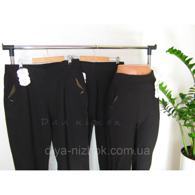 Купити Жіночі штани якісна якість чорні L-6XL JuJube оптом