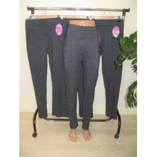 Жіночі  брюки  з  карманами 2-8 XL   сірий ( меланж) Класика JuJube