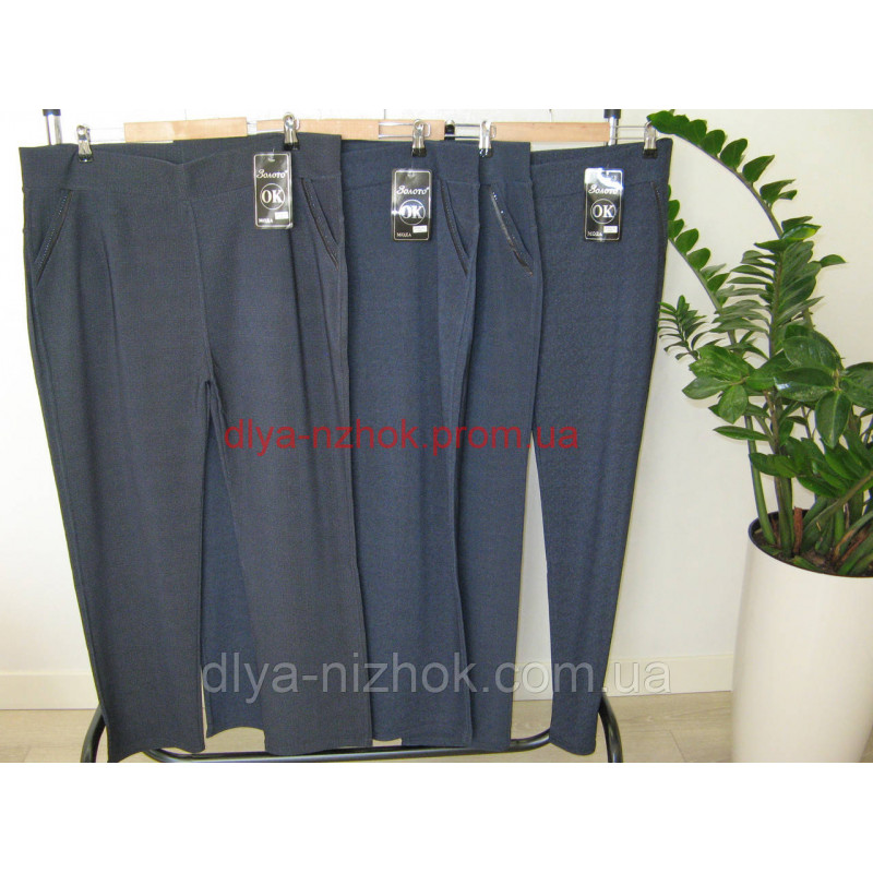 Купити Жіночі штани якісна якість сірі 10XL-12XL Золото оптом