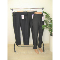 Штани жіночі Ластівка з кишенями в горошок батал розмір 5XL-6XL-7XL