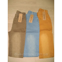 Яскраві жіночі джегінси Ластівка (НОРМА) з потертостями