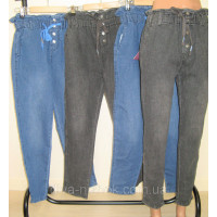 Джинси жіночі з стрейч з одворотом і необробленим низом 25 - 30 KENALIN