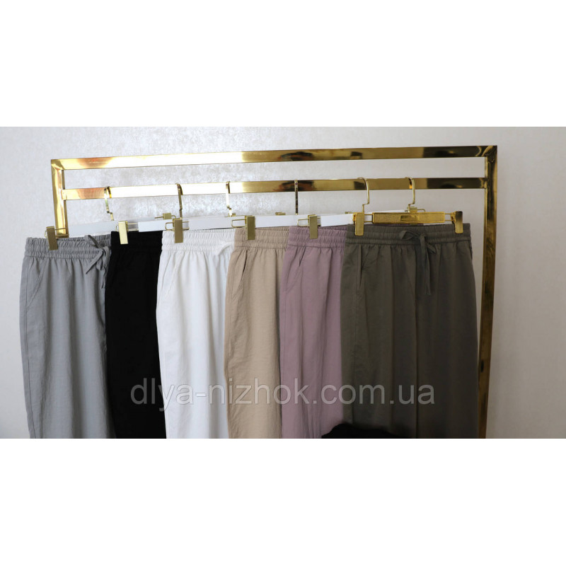 Купити Жіночі кольорові  штани хороша тканина , на шнурівці    р.2ХL-5XL   Kenalin оптом