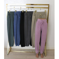 Джогери  жіночі  різні кольори    р.7-10XL   талія на резинці та шнурівці   Ласточка