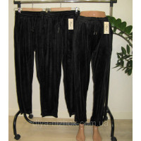 Штани  велюрові жіночі  демісезонні   із  зав