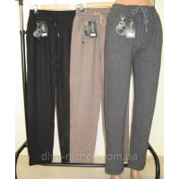 Штани жіночі з рядком спереду і кишенями, пояс на резинці XL-5XL Kenalin