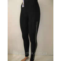 Лосини жіночі трикотажні в чорному кольорі Kenalin