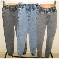 Модні жіночі джинси стрейч норма від 25 до 28 розміру з манжетами Ластівка