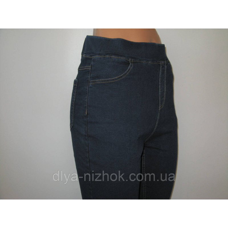 Купити Жіночі лосини  , джинсові,  кишенями, сині 3XL-6XL KENALIN оптом