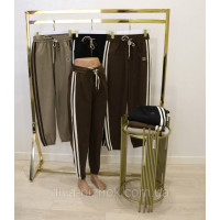 Жіночі демісезонні штани  мікровельвет на низ на резинці    ХL-5XL Kenalin