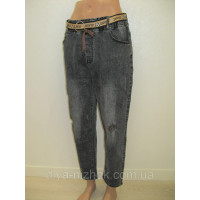 Джинси жіночі з стрейч з одворотом і необробленим низом 25 - 30 KENALIN