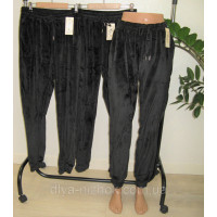 Штани  велюрові жіночі  демісезонні   із  зав