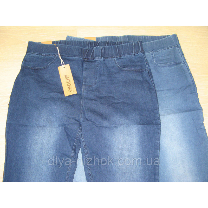 Купити Жіночі джинси, Батал 5-7 XL з  кишенями Класика Ластівка оптом