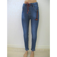 Джинси жіночі стрейч із напівкруглими кишенями 25-30 KENALIN