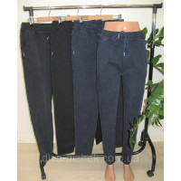 Джинси жіночі демісезонні з  кишенями  та зав'язками на поясі , р.XL-5XL Kenalin