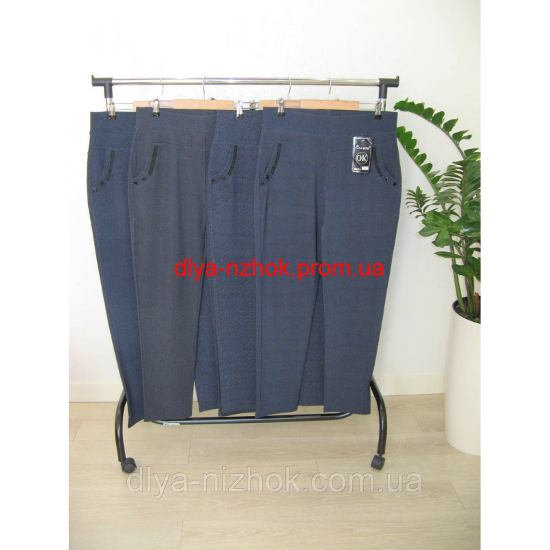 Купити Жіночі штани якісна якість сірі 8XL-10XL Золото оптом