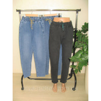 Джинси МОМ  жіночі демісезонні  з зав'язками на поясі , р.28-33  Kenalin