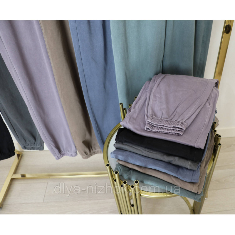 Купити Джогери  жіночі  різні кольори    р.7-10XL   талія на резинці та шнурівці   Ласточка оптом
