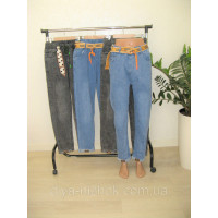 Жіночі  джинси   Кenalin з заворотом внизу,  на резинці   напівБАТАЛ  р.28- 33  KENALIN