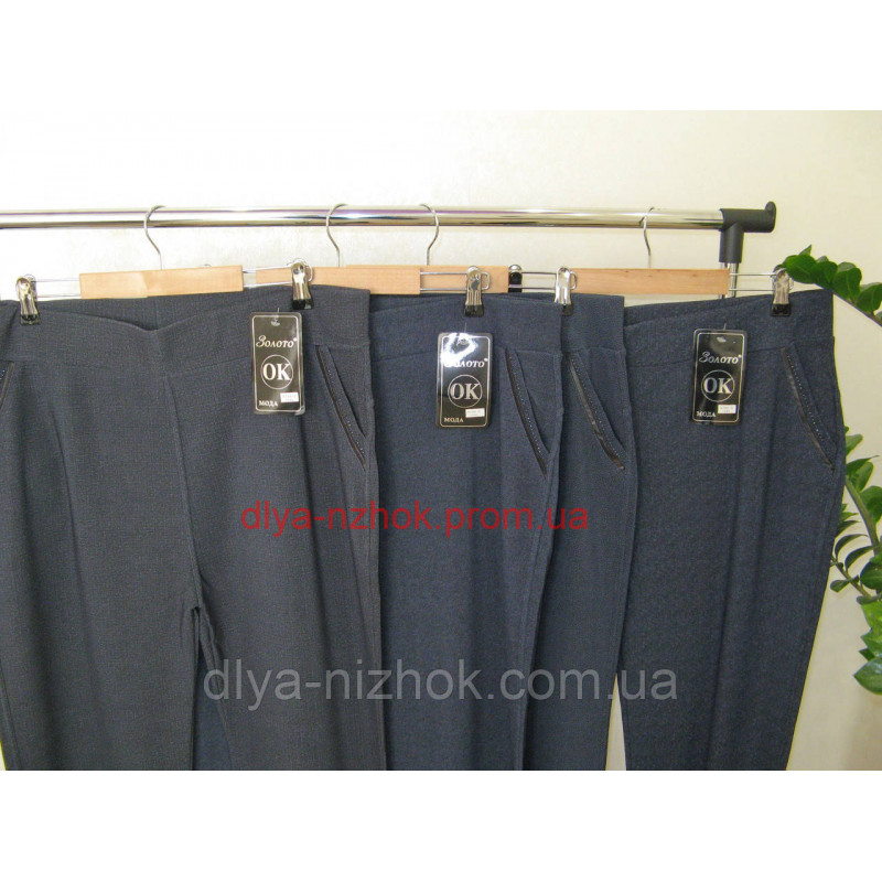 Купити Жіночі штани якісна якість сірі 10XL-12XL Золото оптом