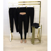 Джеггінси жіночі демісезонні НОРМА  пояс на гумці з заворотом  р.  M-2XL Ласточка